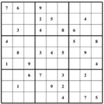 Sudoku Easy Printable 2X2 Halloween Worksheets Games Activities