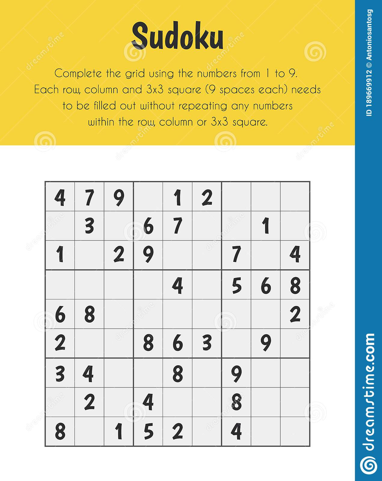 Sudoku Educational Sheet Primary Module For Numerical Ability 5 6 