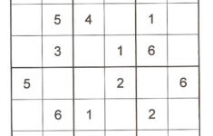 Sudoku For Kids To Print Activity Shelter