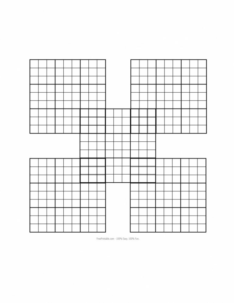 Sudoku Grid Template Blank Sudoku Template Quotes Blank Sudoku 