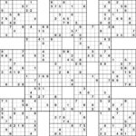 Sudoku High Fives Printable Kiddo Shelter 5 Grid Sudoku Printable