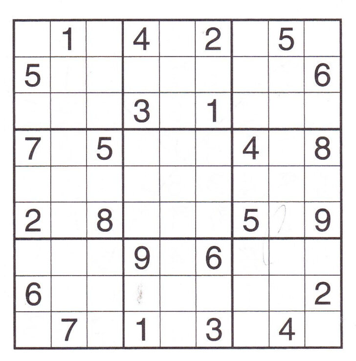 Sudoku Imprimir Gratis Nivel Medio Printable Template 2021 - Lyana ...