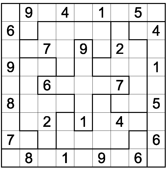 Sudoku Irregular Sudoku Puzzles Sudoku Sudoku Printable