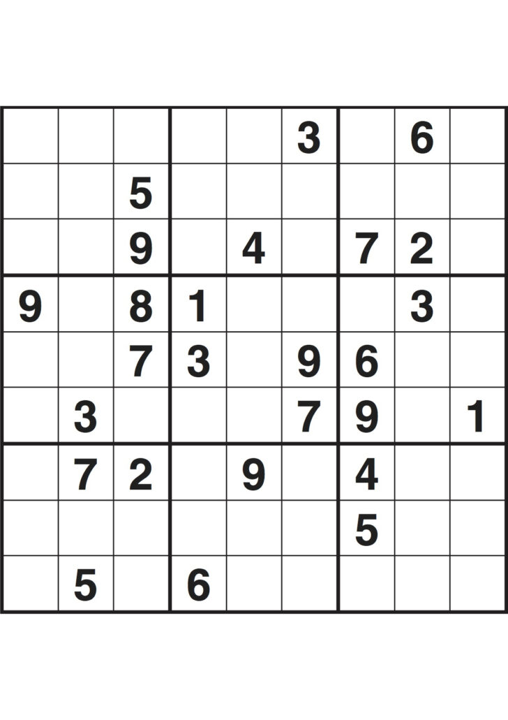 Printable Junior Sudoku To Print Out