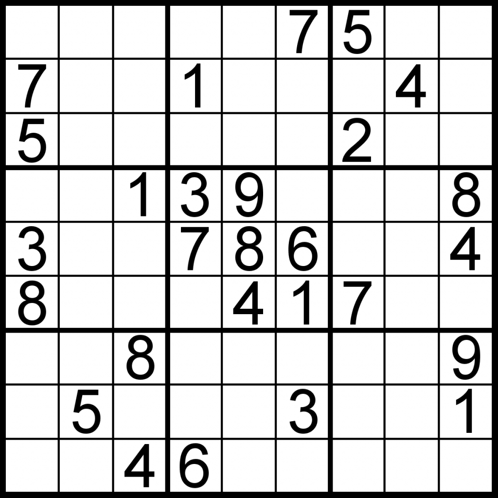 Sudoku Of The Day Daily Puzzles Tricks And Tips Printable Sudoku 