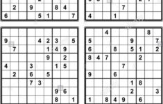 Sudoku Printable A4 Printable Sudoku Free