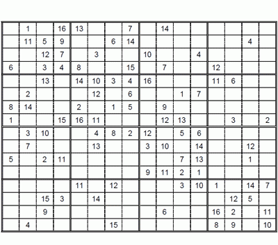 Sudoku Printable Free February 2013