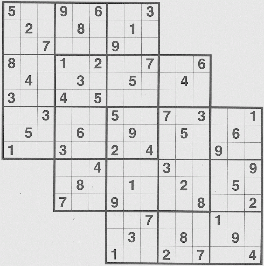 Sudoku Printable Triple Sudoku Puzzles Printable Sudoku Free
