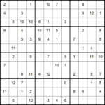 Sudoku Printables 16 16 Sudoku Printable