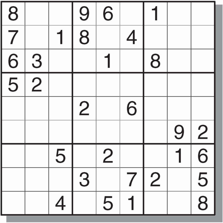 Printable Sudoku Instructions Paper