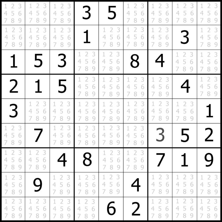 Free Sudoku Printable Sheets
