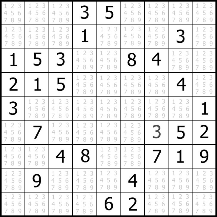 Printable Sudoku Like Games To Print