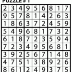 Sudoku Puzzle Education World