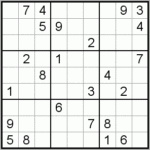 Sudoku Puzzles Extra Challenging 13 16 Number Squares Print
