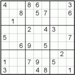 Sudoku Puzzles Extra Challenging 33 36 Number Squares Print