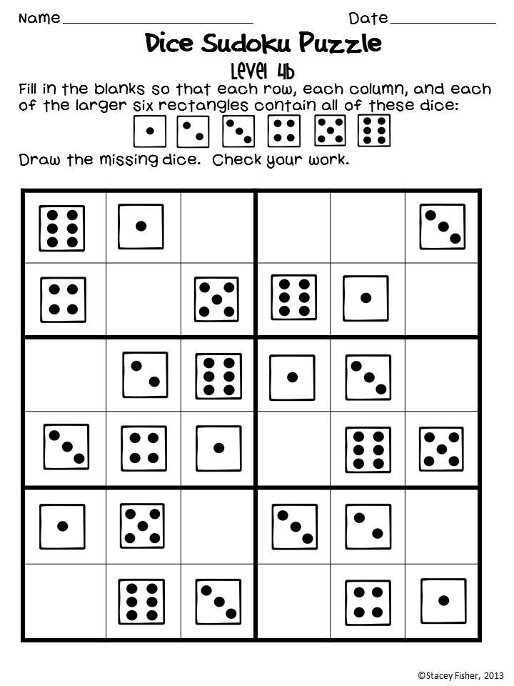 Sudoku Puzzles For Young Children Differentiated Puzzles With Shapes 