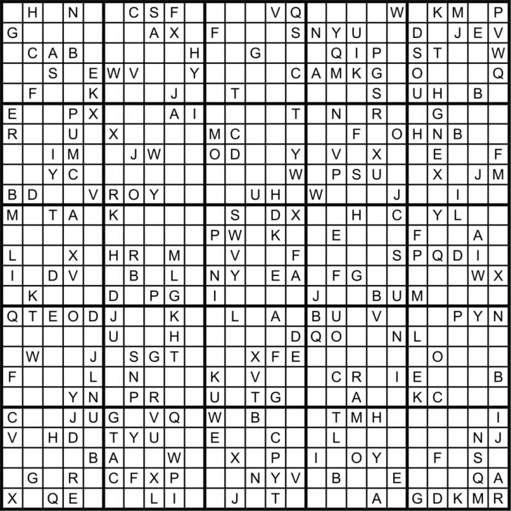 Free Printable Extreme Sudoku 25×25