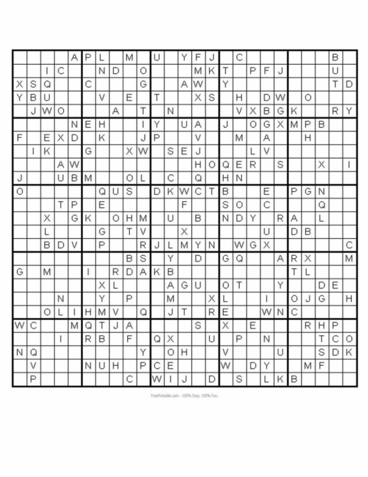 Printable Sudoku 25×25 Online