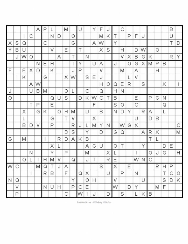 Sudoku Puzzles Printable 25X25 Printable Sudoku 25X25 Printable 