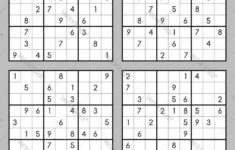 Sudoku Puzzles Royalty Free Vector Image Vectorstock Printable