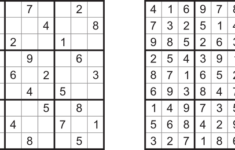 Sudoku Types For Month March 2013