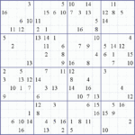 Sudoku Weekly Print This Puzzle 16x16 Crazy Puzzle