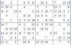 Sudoku Weekly Print This Puzzle 16x16 Easy Puzzle