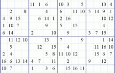 Sudoku Weekly Print This Puzzle 16x16 Medium Puzzle
