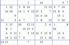 Sudoku Weekly Print This Puzzle 16x16 Medium Puzzle