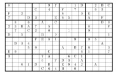 Sudoku With Letters And Numbers The Daily Sudoku Printable Sudoku