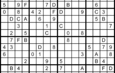 Sudoku With Letters And Numbers The Daily Sudoku Printable Sudoku