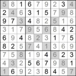 Sudoku X Diagonals Medium