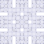 Super Samurai Sudoku 13 Grids