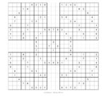 Super Samurai Sudoku 13 Grids Printable Mega Sudoku Puzzles Free