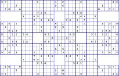 Super Samurai Sudoku 13 Grids Sudoku Printable