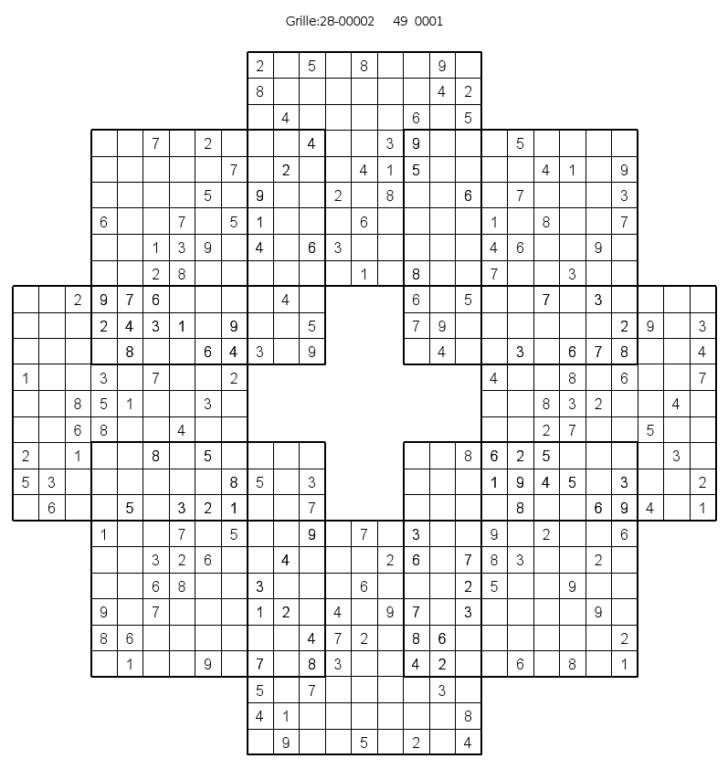 Printable Mega Sudoku