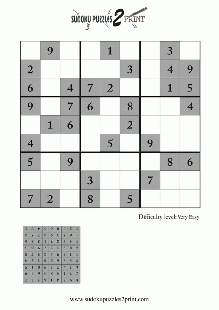 These Printable Sudoku Puzzles Range From Easy To Hard Including 