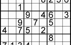 These Printable Sudoku Puzzles Range From Easy To Hard Including