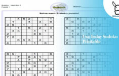 Usa Today Sudoku Printable Alhimar
