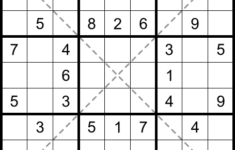 Variantes De Sudoku Sudoku Diagonal N 5