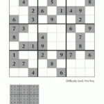 Very Easy Sudoku Puzzle To Print 7 Printable Sudoku With Instructions