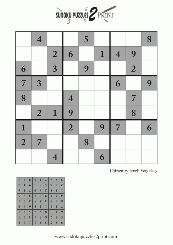 Very Easy Sudoku Puzzle To Print 7 Printable Sudoku With Instructions 