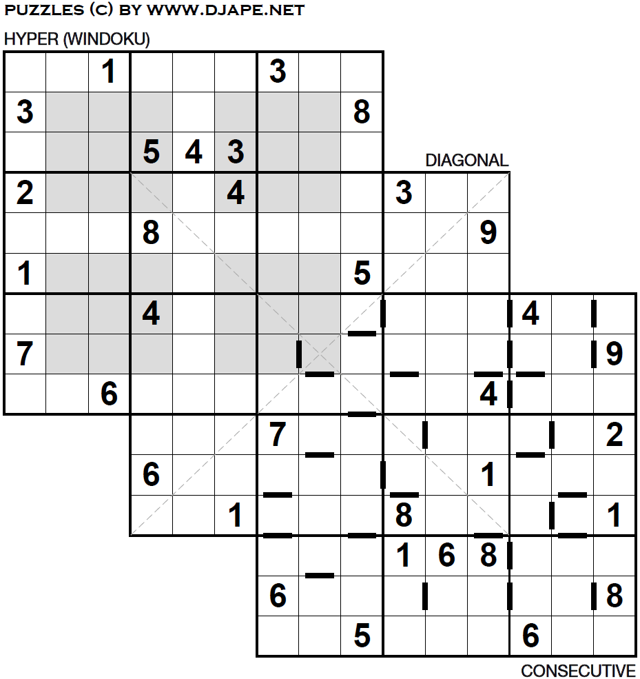 Wendy 39 s Puzzle triple Loco Sudoku 