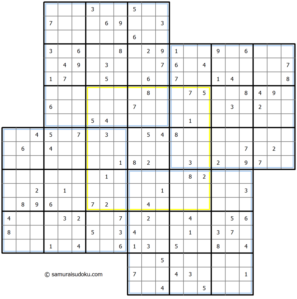 Windmill Sudoku Lyana Printable Sudoku