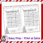 Christmas Holiday Sudoku Math Puzzle Packet   Classful Regarding Thanksgiving Sudoku Spanish Answers