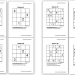 Free Sudoku Puzzles For Kids   Homeschool Den Pertaining To Thanksgiving Challenge Periodic Table Sudoku