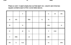 French: Subject Pronouns - Sudoko Gamesteach Simple in French Thanksgiving Sudoku