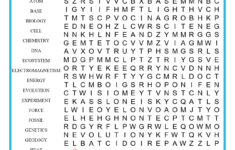 High School Science Word Search throughout Thanksgiving Challenge Periodic Table Sudoku