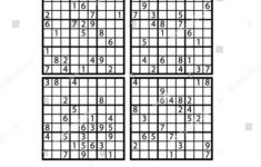 Sudoku Expert Level: Stock-Vektorgrafik (Lizenzfrei) 348350543 within Thanksgiving Sudoku Expert