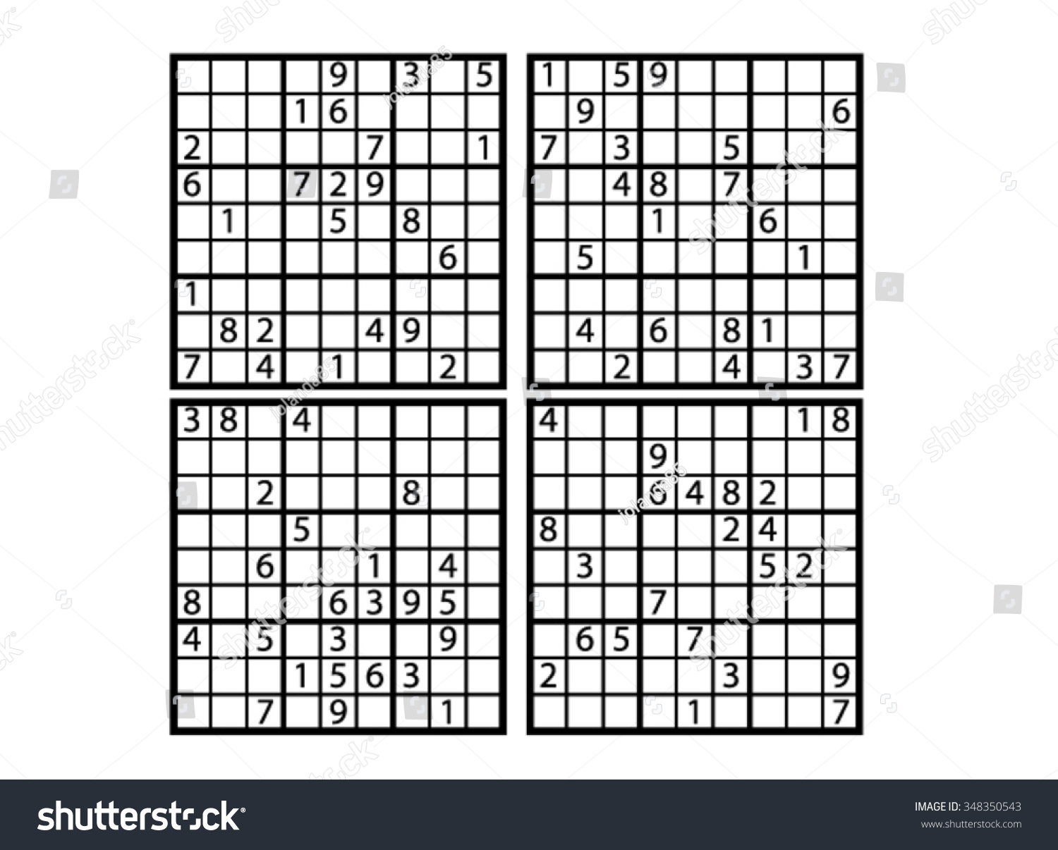 Sudoku Expert Level: Stock-Vektorgrafik (Lizenzfrei) 348350543 within Thanksgiving Sudoku Expert